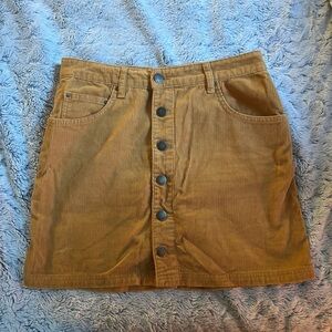 Billabong  Corduroy Mustard Skirt